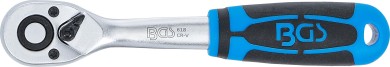 Prebaciv ustavljački ključ | fino ozubljen | vanjski četverokut 6,3 mm (1/4") 