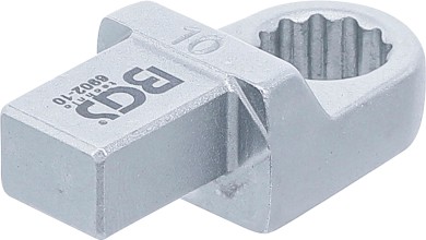 Einsteck-Ringschlüssel | 10 mm | Aufnahme 9 x 12 mm 