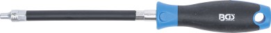 Chave de fendas flexível com cabo redondo | Perfil em E E4 | Comprimento da lâmina 150 mm 