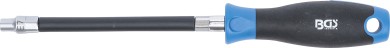 Fleksibel skruetrækker med rundt greb | E-profil E7 | klingelængde 150 mm 