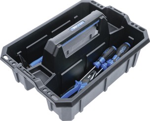 Caja de herramientas | plástico | incluido el surtido de herramientas | 11 piezas 