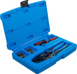 Crimping Pliers and Terminal Tool Kit | with 2 Pairs of Jaws 