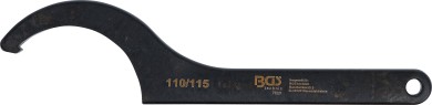Hakenschlüssel mit Nase | 110 - 115 mm 