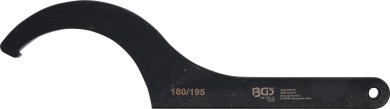 Hakenschlüssel mit Nase | 180 - 195 mm 