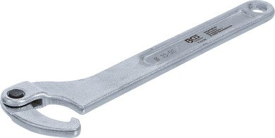 Csuklós horgas kulcs orral | 35 - 50 mm 