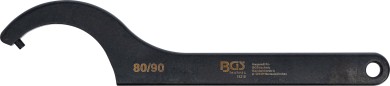 Hákový klíč s čepem | 80 - 90 mm 