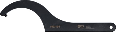 Llave de gancho con espiga | 180 - 195 mm 