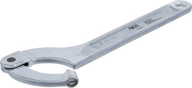 Przegubowy klucz hakowy z trzpieniem | 80 - 120 mm 