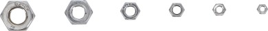 Hexagon Nut Assortment | Stainless Steel | 300 pcs. 