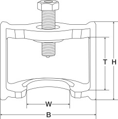 Bremsgestängesteller-Abzieher | für Haldex-Bremse | 160 mm 