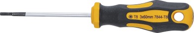 Schraubendreher | T-Profil (für Torx) T8 | Klingenlänge 60 mm 