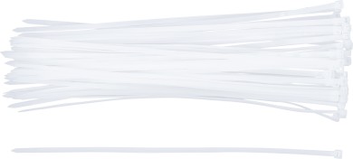 Kabelbinder-Sortiment | weiß | 4,8 x 300 mm | 50-tlg. 