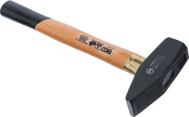 Schlosserhammer | Holz-Stiel | DIN 1041 | 1500 g 