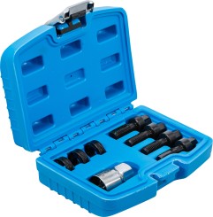 Kit de reparação de roscas para pernos de roda e porcas de roda | M12 e M14 | 8 peças 