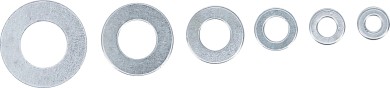 Unterlegscheiben-Sortiment | Ø 4 - 12 mm (Innendurchmesser) | 130-tlg. 