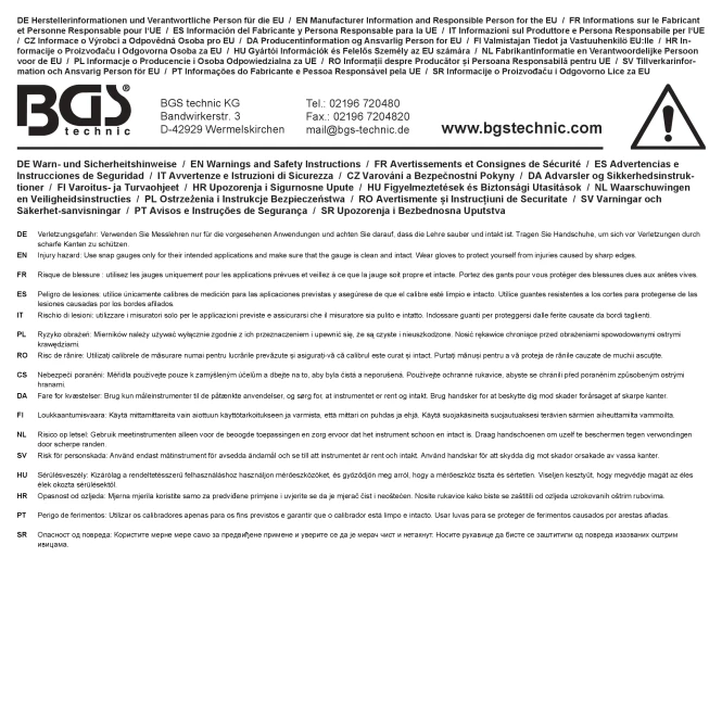 Caixa vazia para BGS 1930 