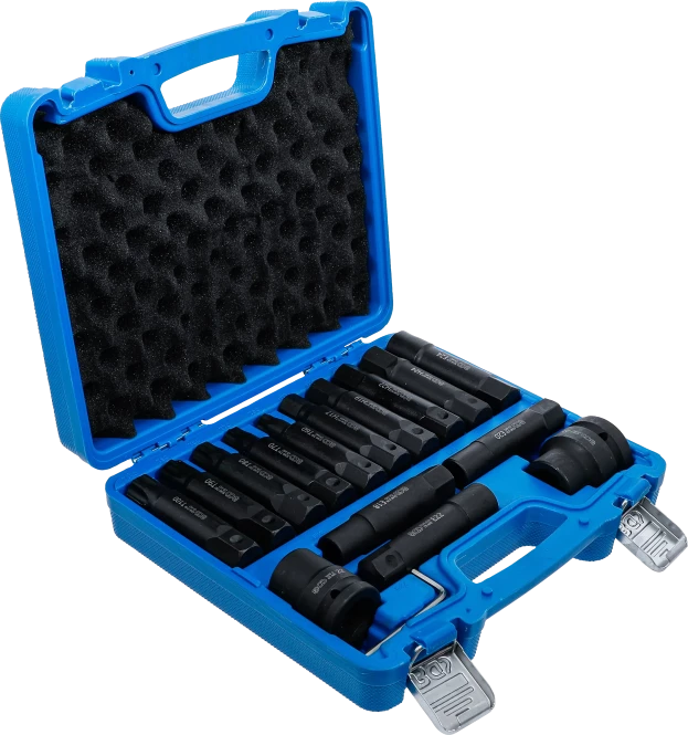 Conjunto de pontas para camiões | 20 mm (3/4") + 25 mm (1") | 16 peças 