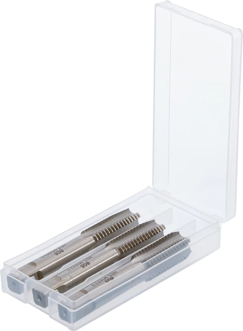 Conjunto de machos de atarraxar | fresa de desbaste, intermédia e de acabamento | HSS-G | 3 peças 