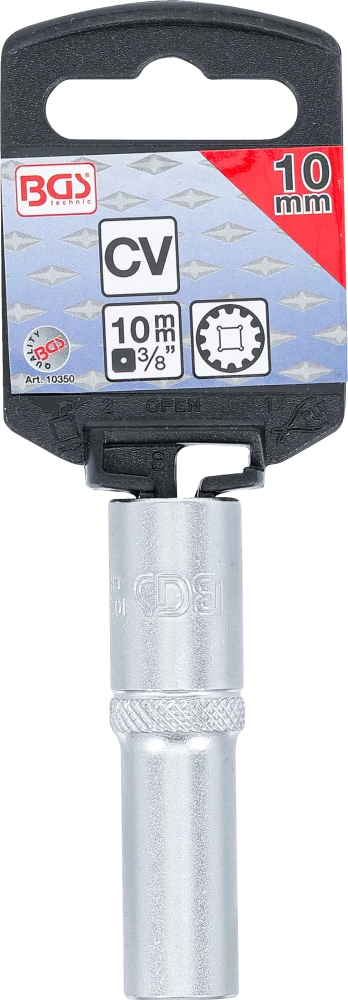 Dugókulcs - Gear Lock, mély | 10 mm (3/8") | 10 mm