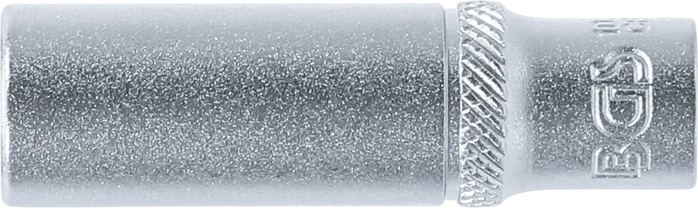 Dugókulcs, hatszögletű, mély | 6,3 mm (1/4") | 10 mm
