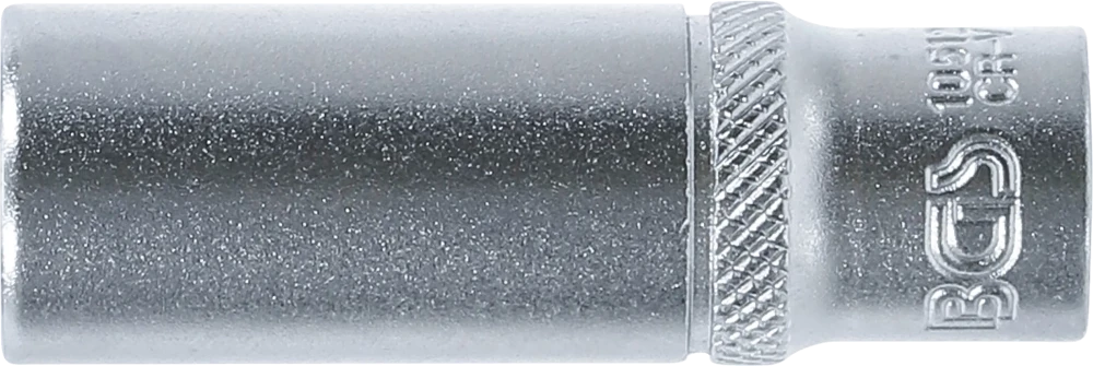 Dugókulcs, hatszögletű, mély | 6,3 mm (1/4") | 12 mm