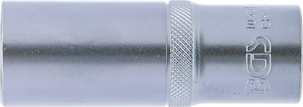 Dugókulcs, hatszögletű, mély | 12,5 mm (1/2") | 21 mm