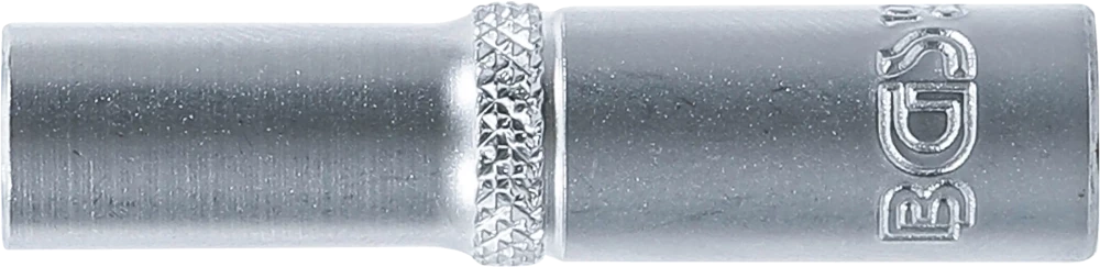 Dugókulcs, tizenkétszögletű, mély | 6,3 mm (1/4") | 7 mm