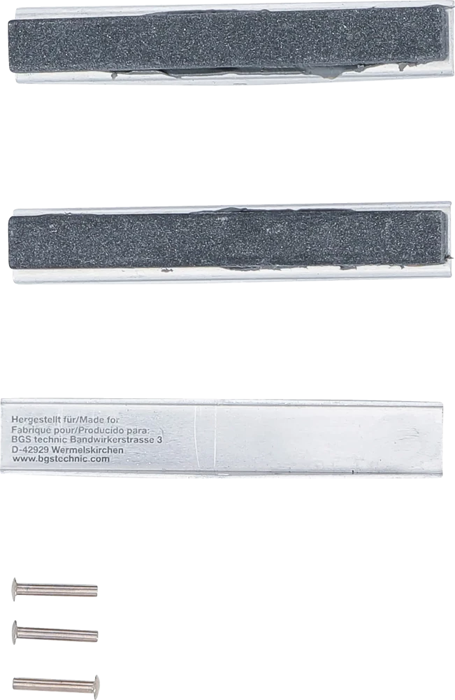 Tartalék szorítópofák honolószerszámhoz BGS 1157 | 100 mm-es pofák | K 180 | 3 darabos