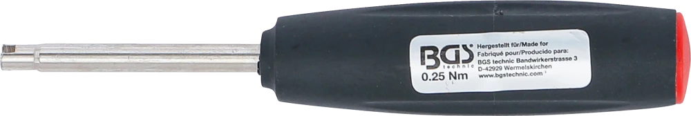 Nyomaték csavarhúzó szelepbetétekhez | 0,25 Nm