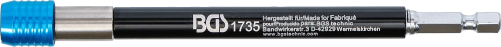 Automatikus csavarfej-befogó | Belső hatszögletű 6,3 mm (1/4") | 150 mm
