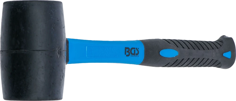 Gumikalapács | üvegszálas nyél | fekete fejű | Ø 50 mm | 280 g