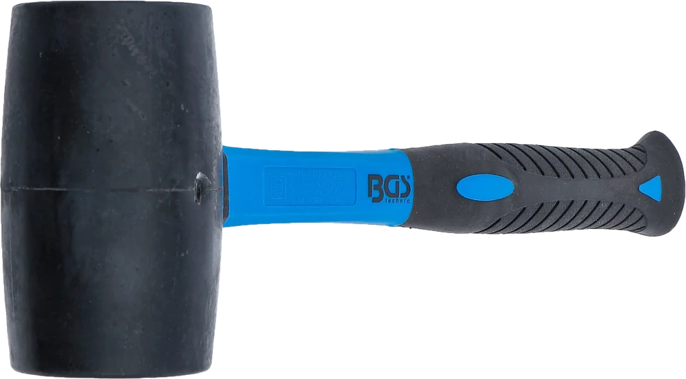 Gumikalapács | üvegszálas nyél | fekete fejű | Ø 65 mm | 720 g