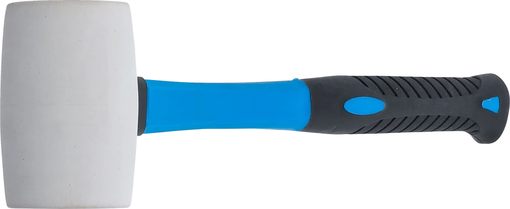 Gumikalapács | üvegszálas nyél | fehér fejű | Ø 48 mm | 250 g