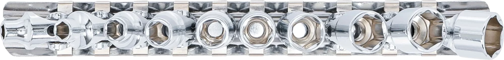 Csuklós dugókulcskészlet | 6,3 mm (1/4") | 5 - 13 mm | 10 darabos
