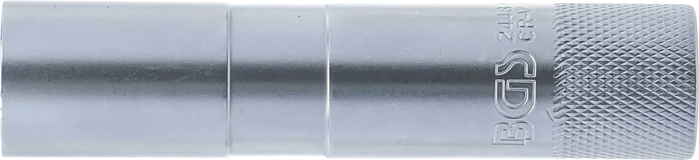 Gyújtógyertya kulcs tartógumival, tizenkétszögletű, hosszú | 10 mm (3/8") | 16 mm