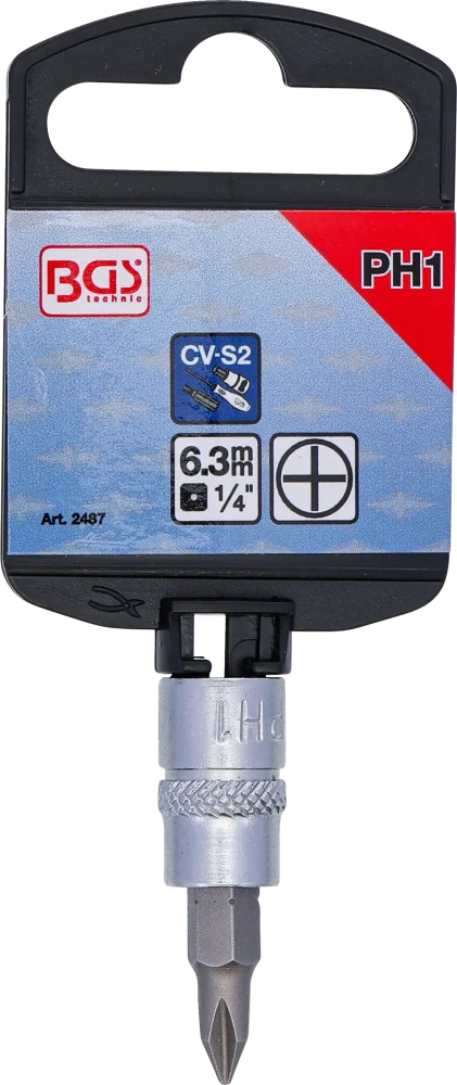 Behajtófej | 6,3 mm (1/4") | Csillag PH1