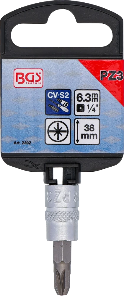 Behajtófej | 6,3 mm (1/4") | Csillag PZ3