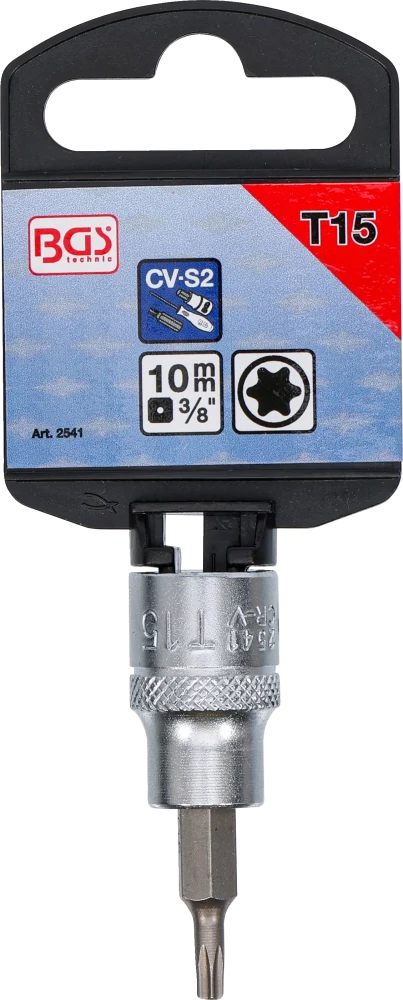 Behajtófej | 10 mm (3/8") | T-profil (Torx) T15