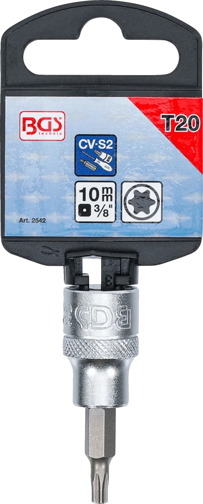 Behajtófej | 10 mm (3/8") | T-profil (Torx) T20