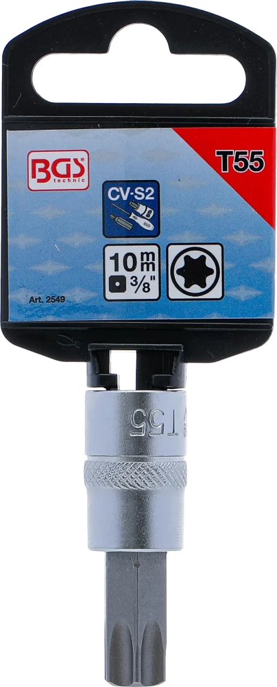 Behajtófej | 10 mm (3/8") | T-profil (Torx) T55