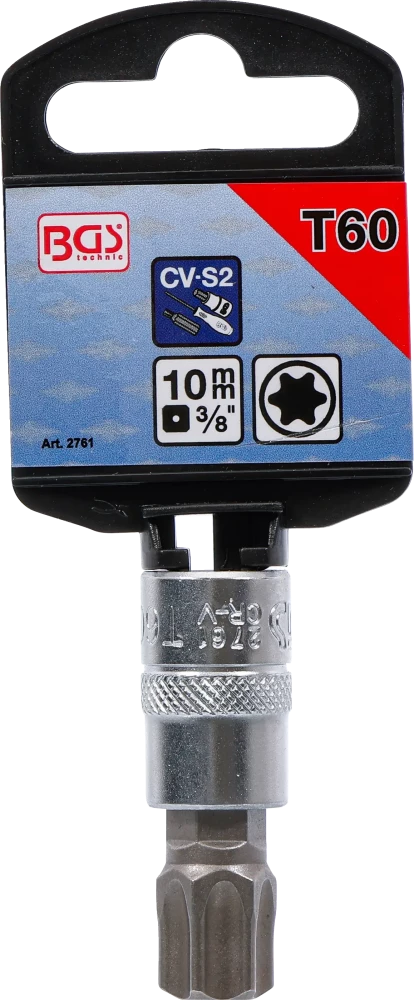 Behajtófej | 10 mm (3/8") | T-profil (Torx) T60