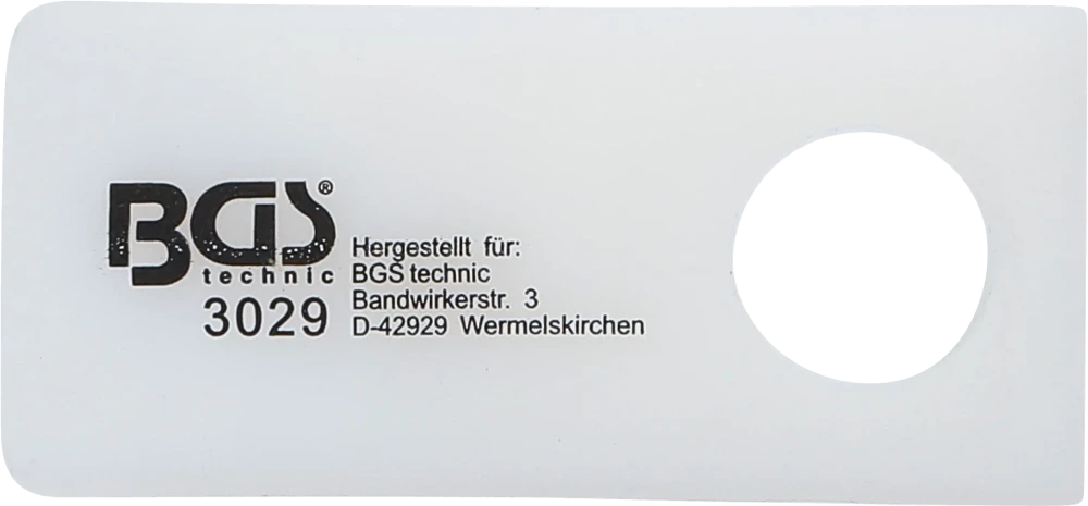 Díszítő elem leszedő lyukkal | 100 x 45 mm