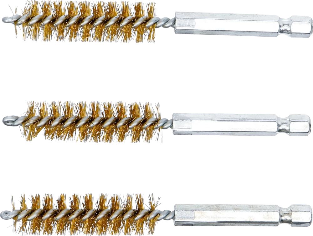 Sárgarézkefe | 13 mm | 6,3 mm (1/4") | 3 darabos