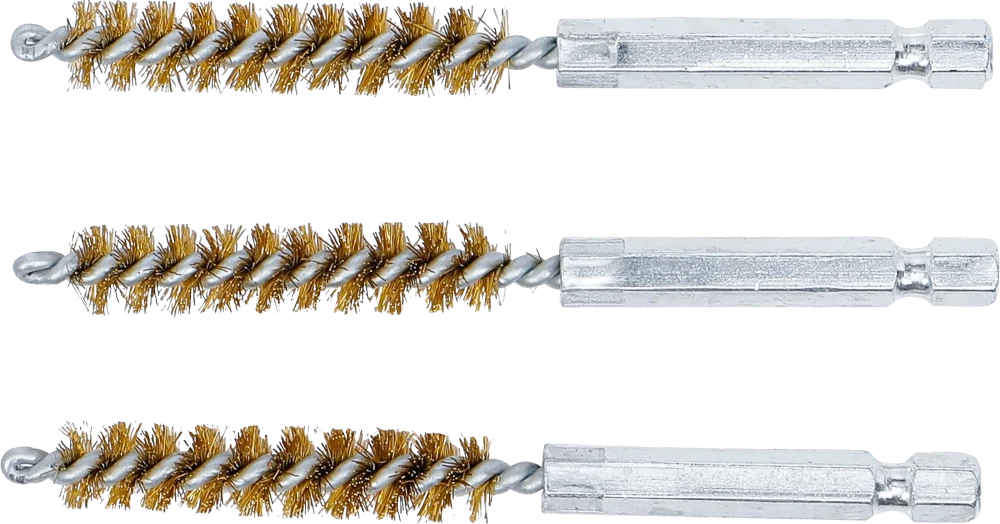 Sárgarézkefe | 9 mm | 6,3 mm (1/4") | 3 darabos