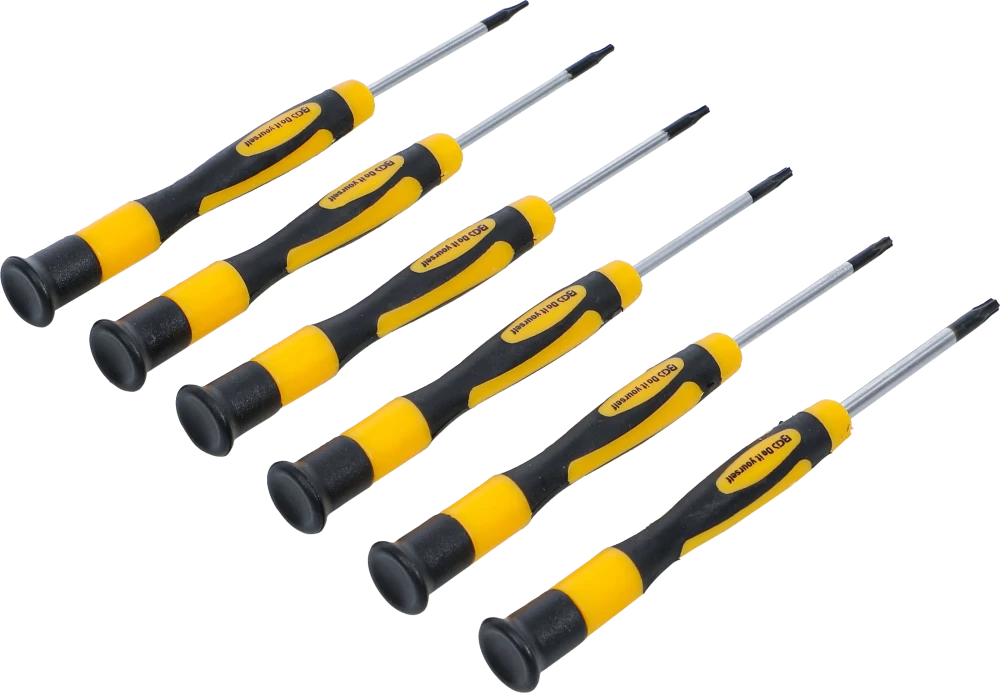 Műszerész csavarhúzó készlet | T-profil (Torx) | 6 darabos