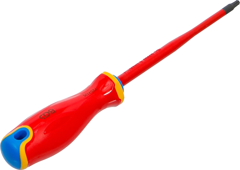 VDE csavarhúzó | extra vékony hegy | T-profil (Torx) T20