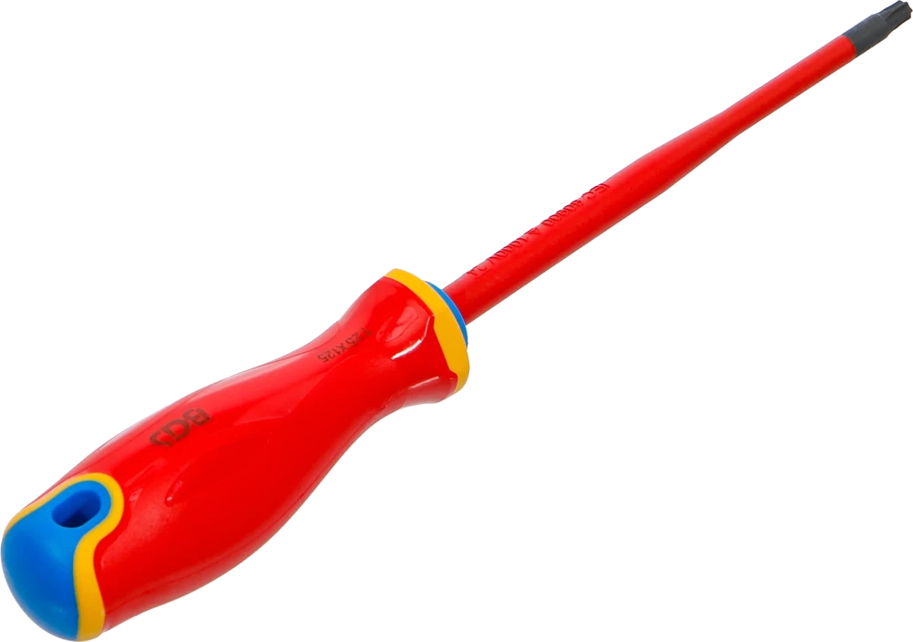 VDE csavarhúzó | extra vékony hegy | T-profil (Torx) T25