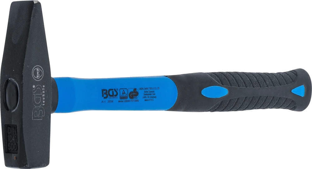 Lakatoskalapács | üvegszálas nyéllel | DIN 1041 | 500 g