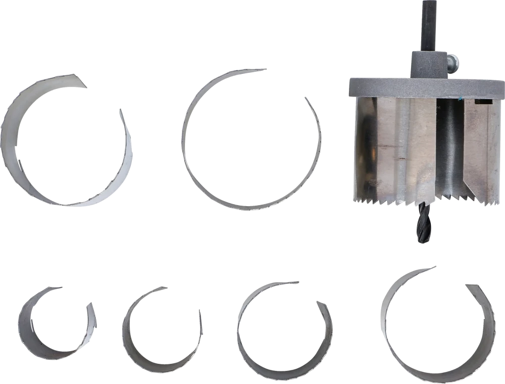 Lyukfűrész-készlet | Ø 26 - 63 mm | mélység 43 mm | 7 darabos