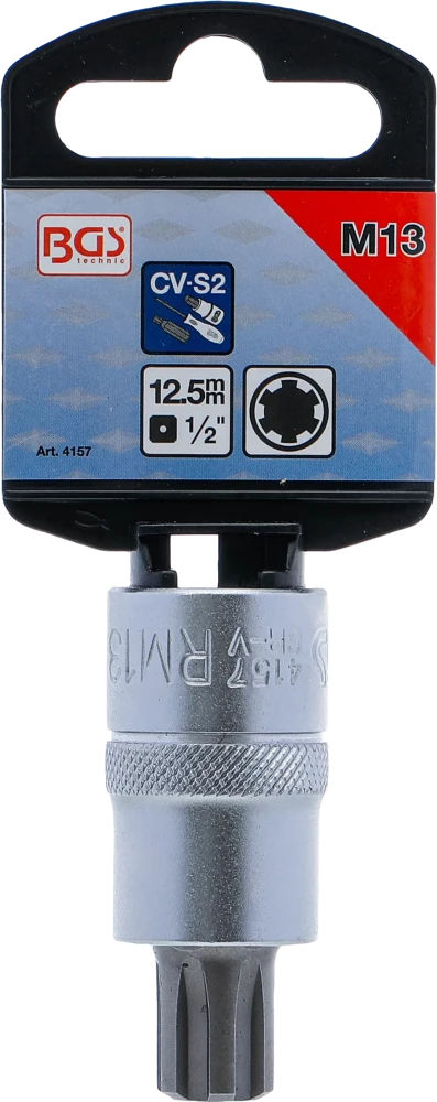 Behajtófej | 12,5 mm (1/2") | Ékprofil (RIBE) M13